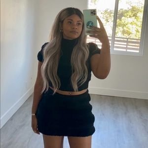 Danielle Guizio plush knit set